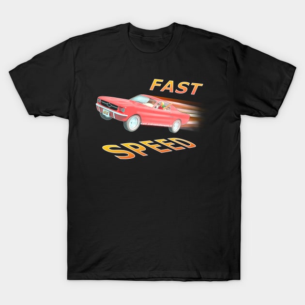 Fast and Speed 01 T-Shirt by Andrea Matarazzo